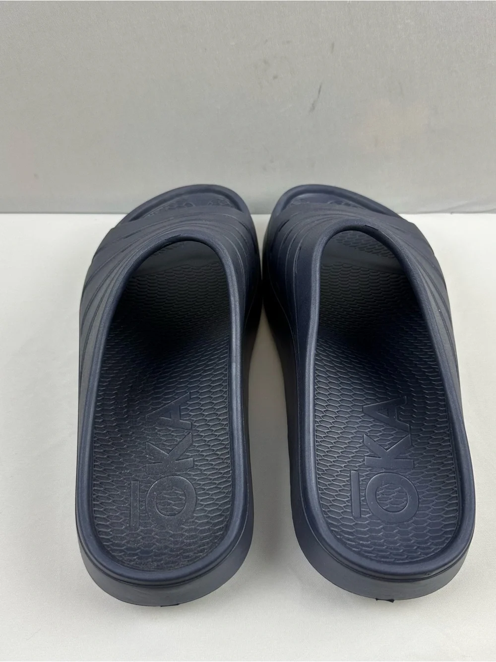 Men's Navy Slip-On Comfort Sandals - Lightweight Loafers & Slip-Ons